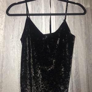 Velvet tank top